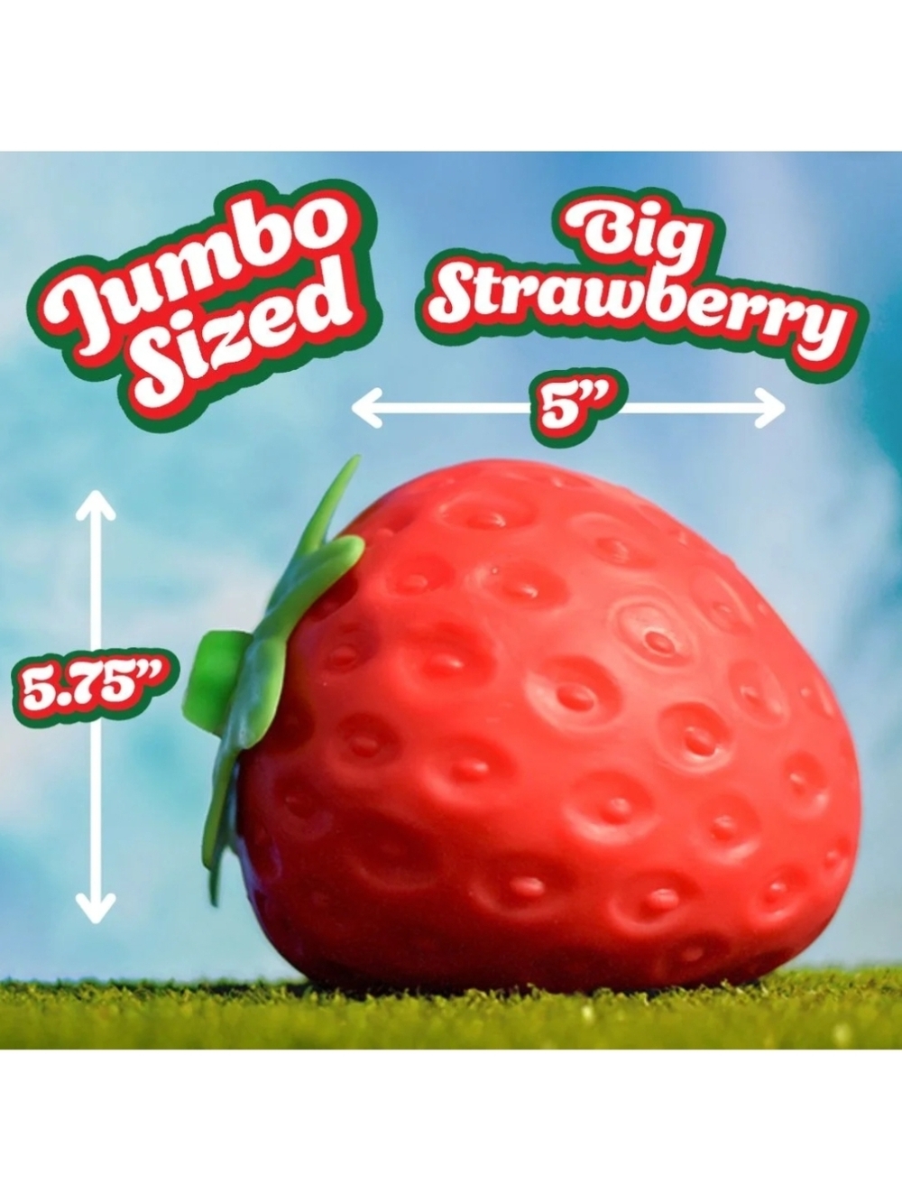 Squishy Extra Large Strawberry Giant
Stress Ball-NEW - Picture 2 of 5